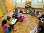 Návtěva prvňáčků ve školce